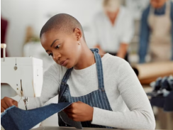 Becoming the best in the fabric cutting and gown drawing